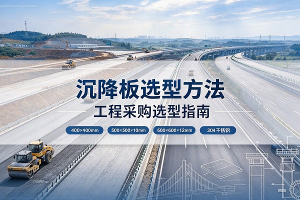 宁阳沉降板选择方法