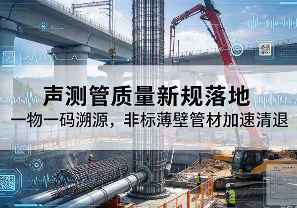 宁阳声测管质量新规落地，一物一码溯源，非标薄壁管材加速清退