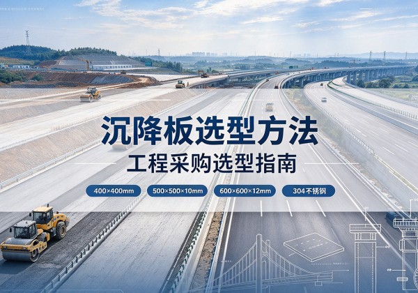 宁阳沉降板选择方法
